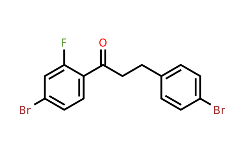 898761-78-9 | 1-(4-Bromo-2-fluorophenyl)-3-(4-bromophenyl)propan-1-one