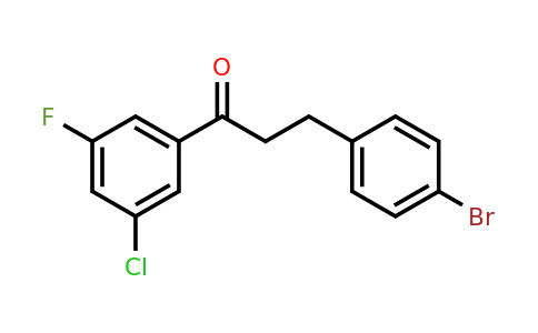 898761-82-5 | 3-(4-Bromophenyl)-1-(3-chloro-5-fluorophenyl)propan-1-one