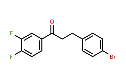 898761-98-3 | 3-(4-Bromophenyl)-1-(3,4-difluorophenyl)propan-1-one