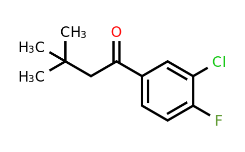 898764-66-4 | 3'-Chloro-3,3-dimethyl-4'-fluorobutyrophenone