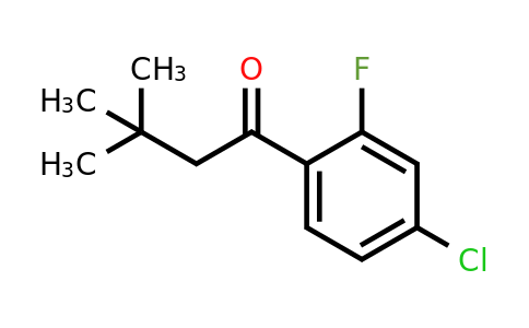 898764-82-4 | 4'-Chloro-3,3-dimethyl-2'-fluorobutyrophenone