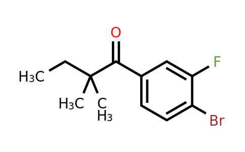 898765-68-9 | 4'-Bromo-2,2-dimethyl-3'-fluorobutyrophenone