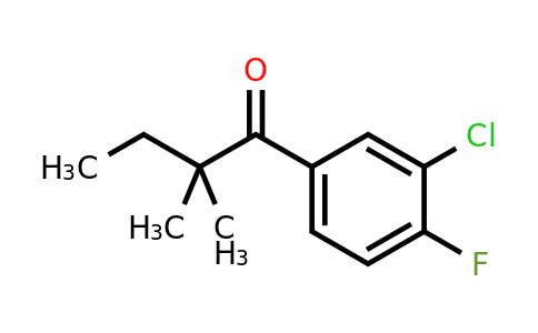 898765-72-5 | 3'-Chloro-2,2-dimethyl-4'-fluorobutyrophenone