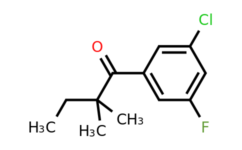 898765-88-3 | 3'-Chloro-2,2-dimethyl-5'-fluorobutyrophenone