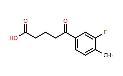 898765-93-0 | 5-(3-Fluoro-4-methylphenyl)-5-oxovaleric acid