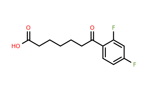 898766-28-4 | 7-(2,4-Difluorophenyl)-7-oxoheptanoic acid