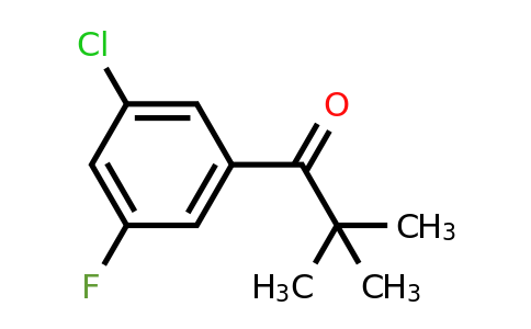 898766-48-8 | 3'-Chloro-2,2-dimethyl-5'-fluoropropiophenone