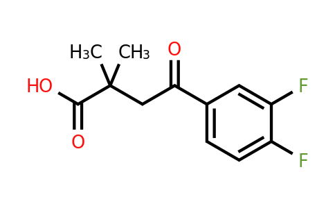 898766-66-0 | 4-(3,4-Difluorophenyl)-2,2-dimethyl-4-oxobutyric acid