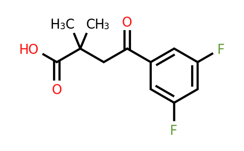 898766-68-2 | 4-(3,5-Difluorophenyl)-2,2-dimethyl-4-oxobutyric acid