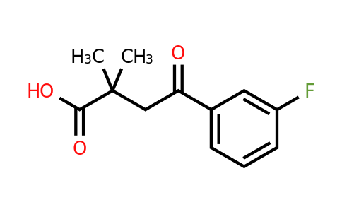 898766-70-6 | 2,2-Dimethyl-4-(3-fluorophenyl)-4-oxobutyric acid
