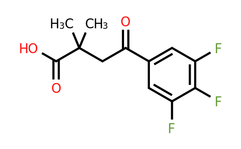 898766-72-8 | 2,2-Dimethyl-4-oxo-4-(3,4,5-trifluorophenyl)butryic acid
