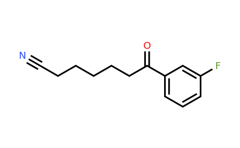 898767-24-3 | 7-(3-Fluorophenyl)-7-oxoheptanenitrile