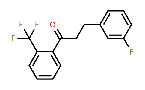 898767-38-9 | 3-(3-Fluorophenyl)-2'-trifluoromethylpropiophenone