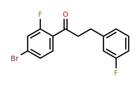 898767-47-0 | 4'-Bromo-2'-fluoro-3-(3-fluorophenyl)propiophenone
