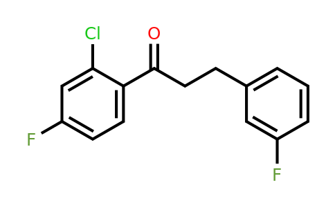 898767-50-5 | 2'-Chloro-4'-fluoro-3-(3-fluorophenyl)propiophenone