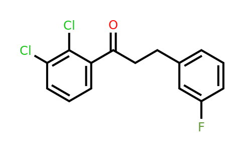 898767-57-2 | 2',3'-Dichloro-3-(3-fluorophenyl)propiophenone