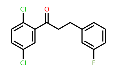 898767-61-8 | 2',5'-Dichloro-3-(3-fluorophenyl)propiophenone