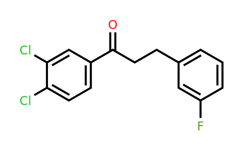 898767-63-0 | 3',4'-Dichloro-3-(3-fluorophenyl)propiophenone