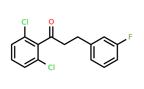 898767-75-4 | 2',6'-Dichloro-3-(3-fluorophenyl)propiophenone