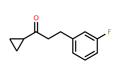 898767-77-6 | Cyclopropyl 2-(3-fluorophenyl)ethyl ketone