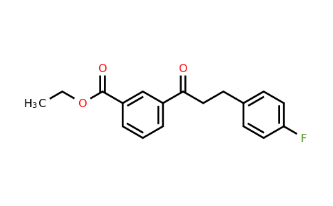 898768-02-0 | 3'-Carboethoxy-3-(4-fluorophenyl)propiophenone