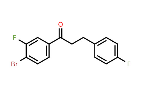 898768-43-9 | 4'-Bromo-3'-fluoro-3-(4-fluorophenyl)propiophenone