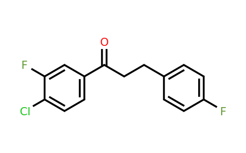 898768-46-2 | 4'-Chloro-3'-fluoro-3-(4-fluorophenyl)propiophenone