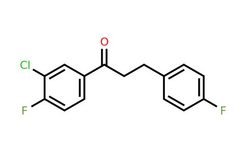 898768-49-5 | 3'-Chloro-4'-fluoro-3-(4-fluorophenyl)propiophenone