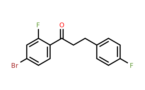 898768-60-0 | 4'-Bromo-2'-fluoro-3-(4-fluorophenyl)propiophenone