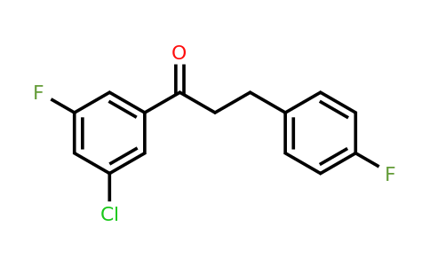 898768-64-4 | 3'-Chloro-5'-fluoro-3-(4-fluorophenyl)propiophenone