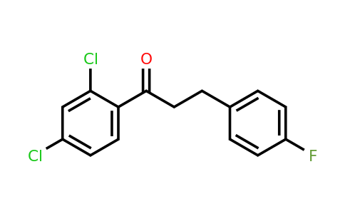 898768-70-2 | 2',4'-Dichloro-3-(4-fluorophenyl)propiophenone