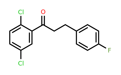 898768-72-4 | 2',5'-Dichloro-3-(4-fluorophenyl)propiophenone