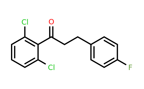 898768-84-8 | 2',6'-Dichloro-3-(4-fluorophenyl)propiophenone
