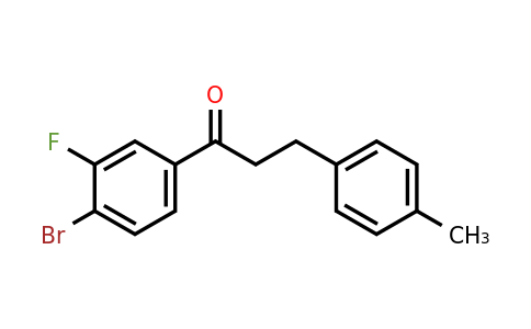898768-89-3 | 4'-Bromo-3'-fluoro-3-(4-methylphenyl)propiophenone