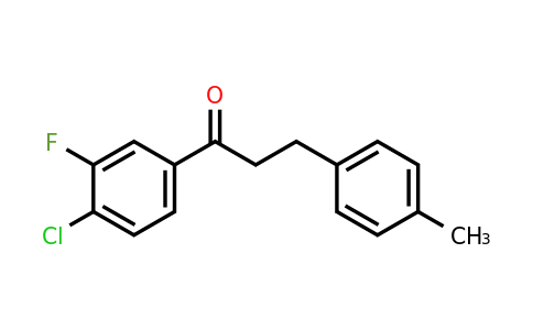 898768-91-7 | 4'-Chloro-3'-fluoro-3-(4-methylphenyl)propiophenone