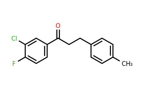 898768-93-9 | 3'-Chloro-4'-fluoro-3-(4-methylphenyl)propiophenone