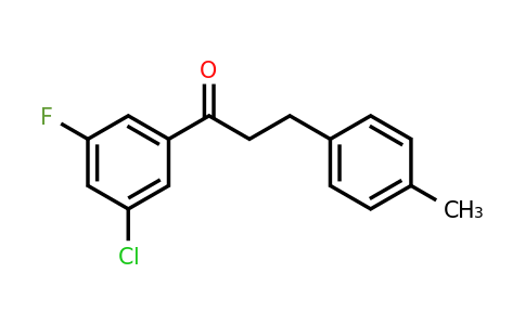 898769-13-6 | 3'-Chloro-5'-fluoro-3-(4-methylphenyl)propiophenone