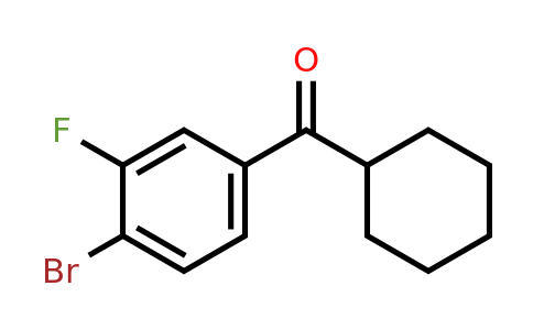 898769-21-6 | 4-Bromo-3-fluorophenyl cyclohexyl ketone