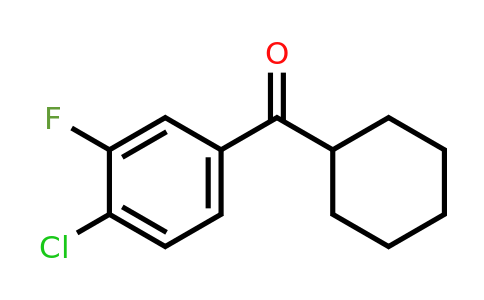 898769-24-9 | 4-Chloro-3-fluorophenyl cyclohexyl ketone