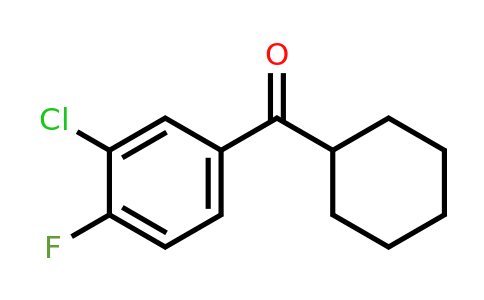 898769-27-2 | 3-Chloro-4-fluorophenyl cyclohexyl ketone