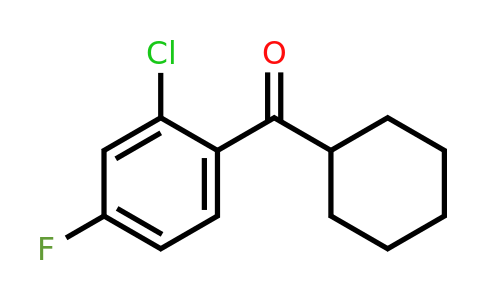 898769-33-0 | 2-Chloro-4-fluorophenyl cyclohexyl ketone