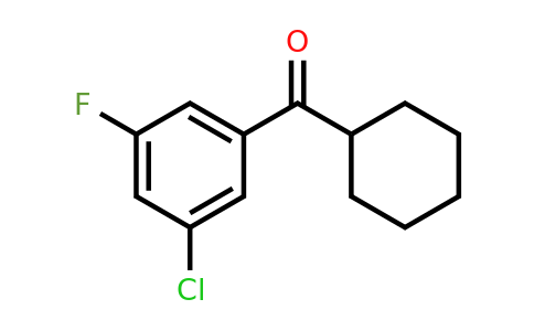 898769-36-3 | 3-Chloro-5-fluorophenyl cyclohexyl ketone