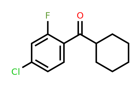 898769-39-6 | 4-Chloro-2-fluorophenyl cyclohexyl ketone