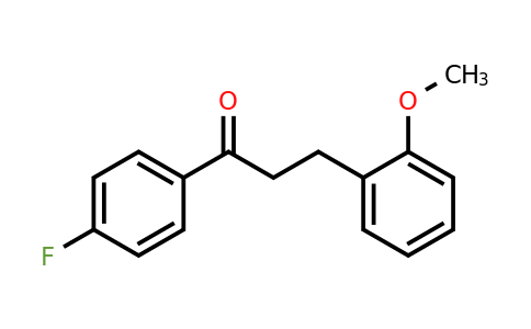 898769-95-4 | 4'-Fluoro-3-(2-methoxyphenyl)propiophenone