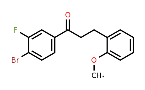 898770-12-2 | 4'-Bromo-3'-fluoro-3-(2-methoxyphenyl)propiophenone
