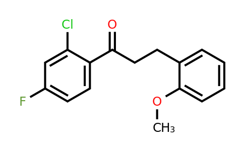 898770-39-3 | 2'-Chloro-4'-fluoro-3-(2-methoxyphenyl)propiophenone