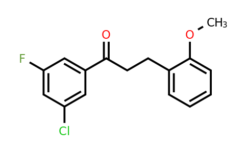 898770-42-8 | 3'-Chloro-5'-fluoro-3-(2-methoxyphenyl)propiophenone