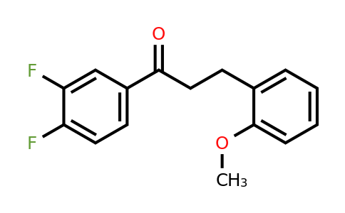 898774-13-5 | 3',4'-Difluoro-3-(2-methoxyphenyl)propiophenone