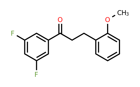 898774-16-8 | 3',5'-Difluoro-3-(2-methoxyphenyl)propiophenone