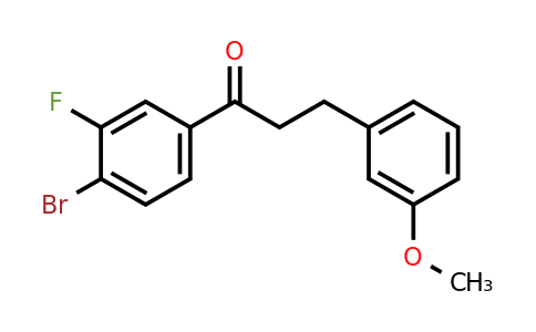 898774-86-2 | 4'-Bromo-3'-fluoro-3-(3-methoxyphenyl)propiophenone